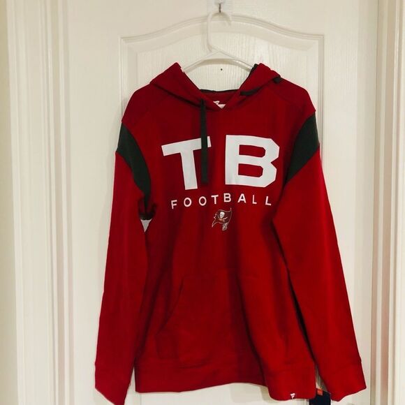 Men's Fanatics Branded Red Tampa Bay Buccaneers Call The Shot Pullover Hoodie L - Picture 2 of 5